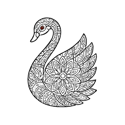 Beautiful Swan Coloring Pages for Kids 2026