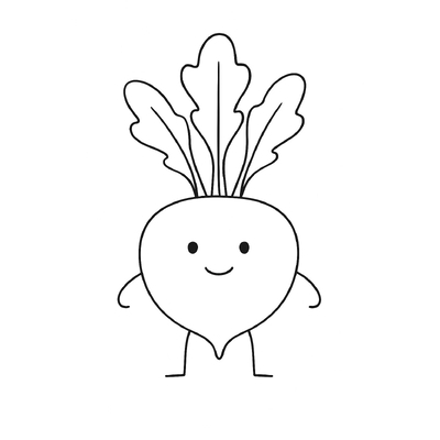 Best White Radish Coloring Pages for Kids 2026