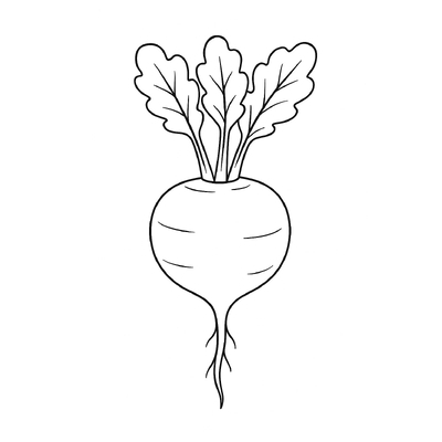 Best White Radish Coloring Pages for Kids 2026