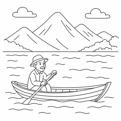 Boatman Coloring Pages for Kids – Cutest Designs 2026