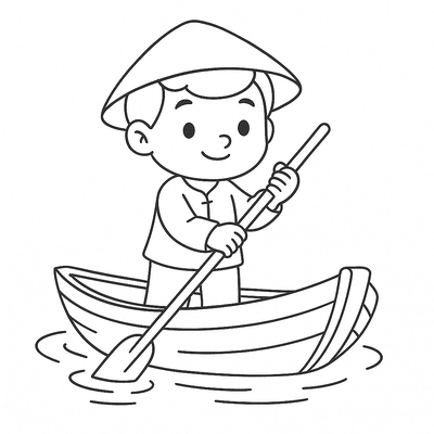 Boatman Coloring Pages for Kids – Cutest Designs 2026