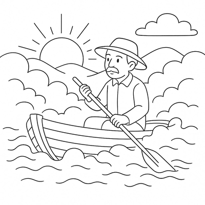Boatman Coloring Pages for Kids – Cutest Designs 2026