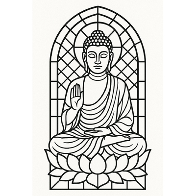 Buddhist Coloring Pages for Kids 2026 – Beautiful Printable PDF