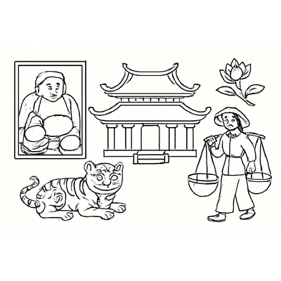 Buddhist Coloring Pages for Kids 2026 – Beautiful Printable PDF