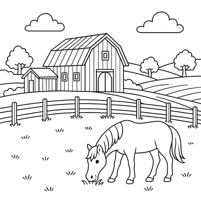 Farm Coloring Pages for Kids – Cutest Designs 2026