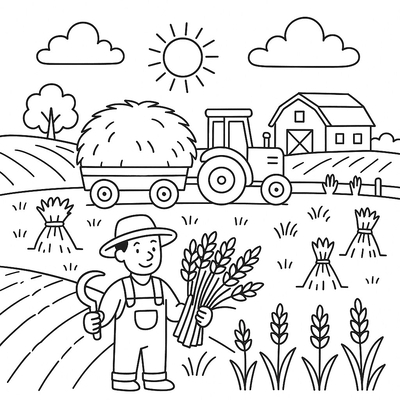 Farm Coloring Pages for Kids – Cutest Designs 2026