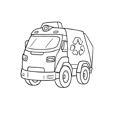 Garbage Truck Coloring Pages for Kids – Creativity &amp; Environmental Learning 2026
