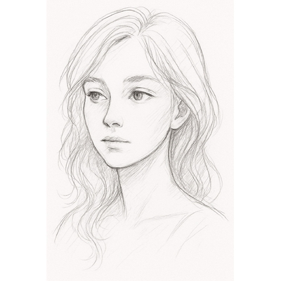 Girl Portrait Coloring Pages 2026 – Creative Coloring Sheets for Kids