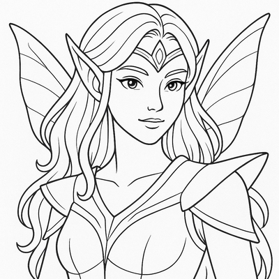 Girl Portrait Coloring Pages 2026 – Creative Coloring Sheets for Kids