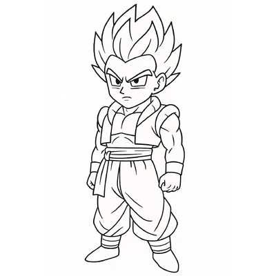 Gogeta Coloring Pages for Kids – Cutest 2026 Collection, Easy Download