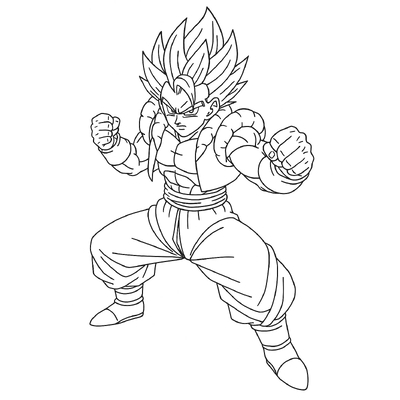 Gogeta Coloring Pages for Kids – Cutest 2026 Collection, Easy Download