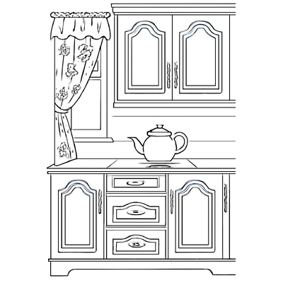 Kitchen Coloring Pages for Kids – Cute &amp; Creative 2026