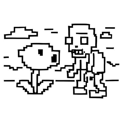 Plant vs. Zombie Coloring Pages for Kids 2026 – Printable PDF