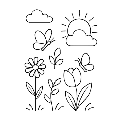 Ready-to-Color Drawing Pages 2026 – Inspire Daily Creativity for Kids
