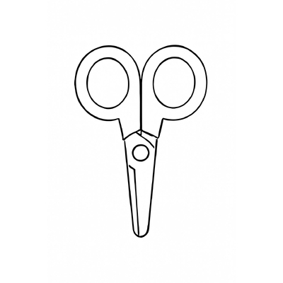 Scissors Coloring Pages 2026 – School Supply Coloring Sheets for Kids