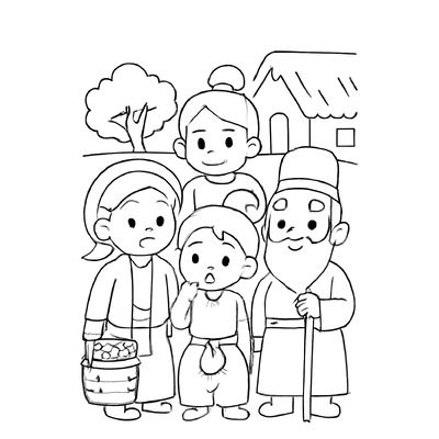 Tam Cam Coloring Pages for Kids 2026 – Printable PDF