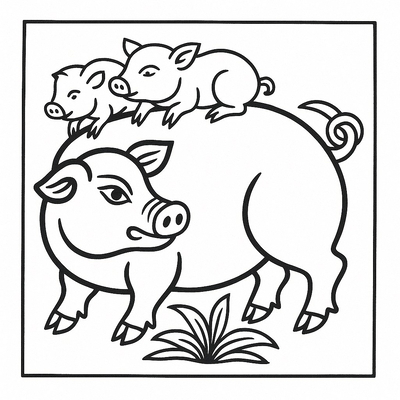 Tam Cam Coloring Pages for Kids 2026 – Printable PDF