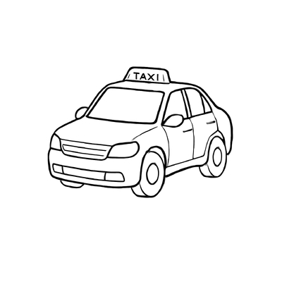 Taxi Coloring Pages for Kids – Creativity &amp; Traffic Learning 2026