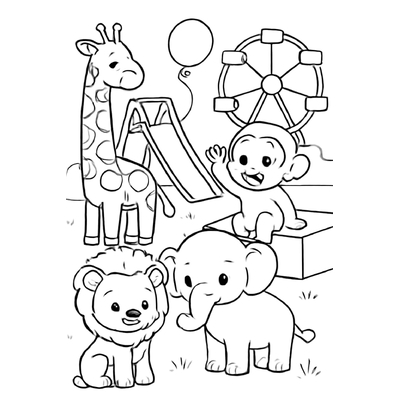 Zoo Animal Coloring Pages for Kids – Explore the Animal World 2026