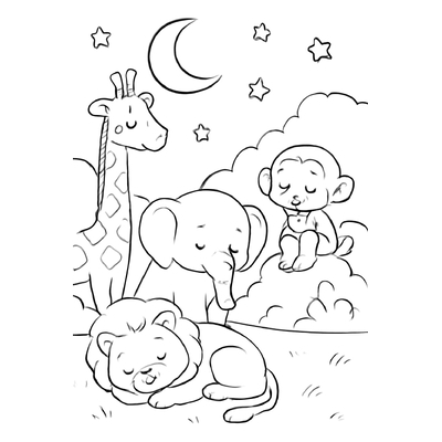 Zoo Animal Coloring Pages for Kids – Explore the Animal World 2026