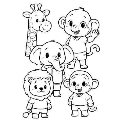 Zoo Animal Coloring Pages for Kids – Explore the Animal World 2026