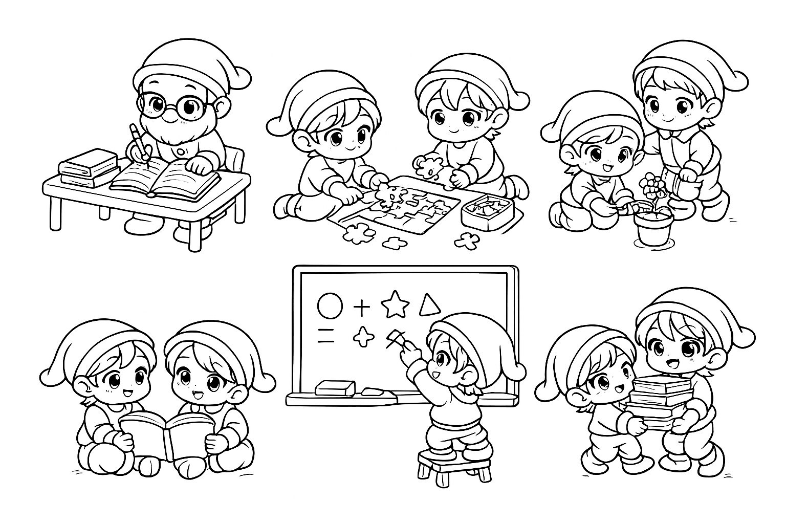 Educational Coloring Page