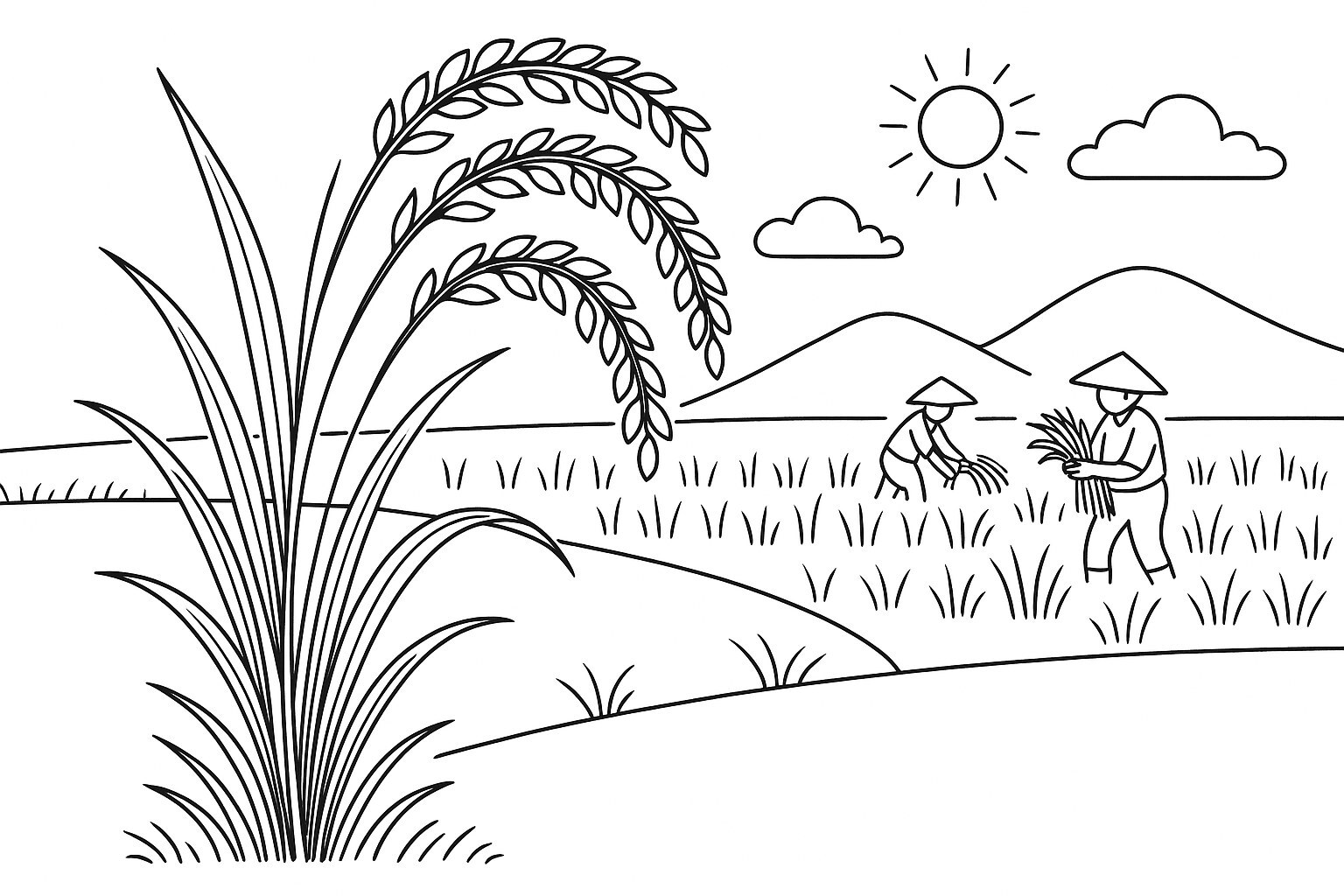 Harvest Season Landscape Style