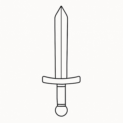 Sword Coloring Pages for Kids to Spark Creativity and Fun Learning 2026