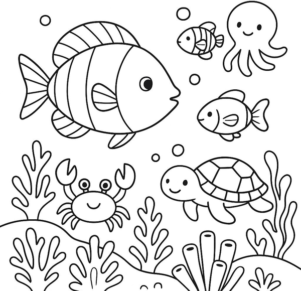 Coloring Pages and Art Therapy for Kids